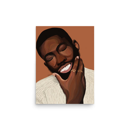 Black Man Joy Poster