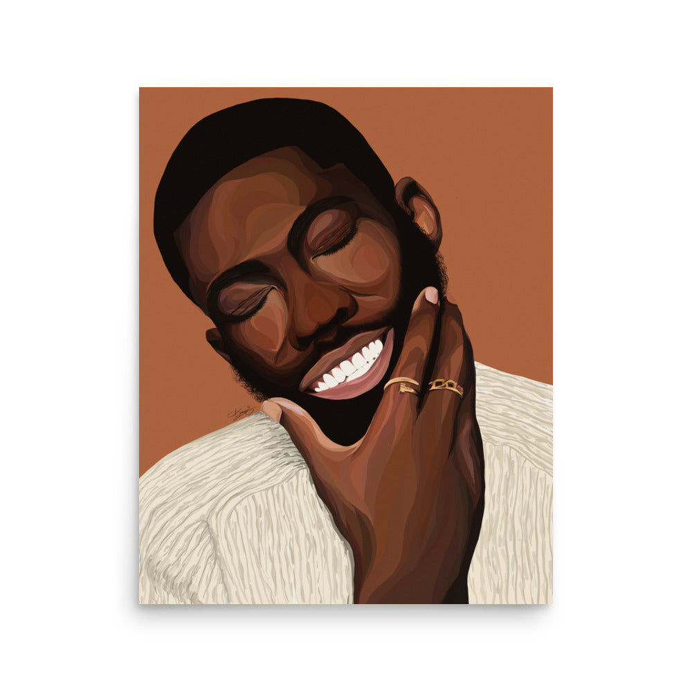 Black Man Joy Poster